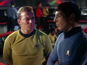 Kirk and Spock