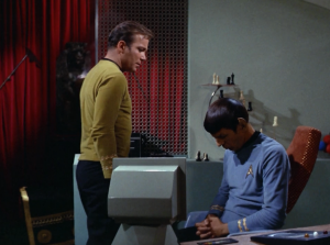 I like how Spock is embarrassed about the whole Pon Farr thing