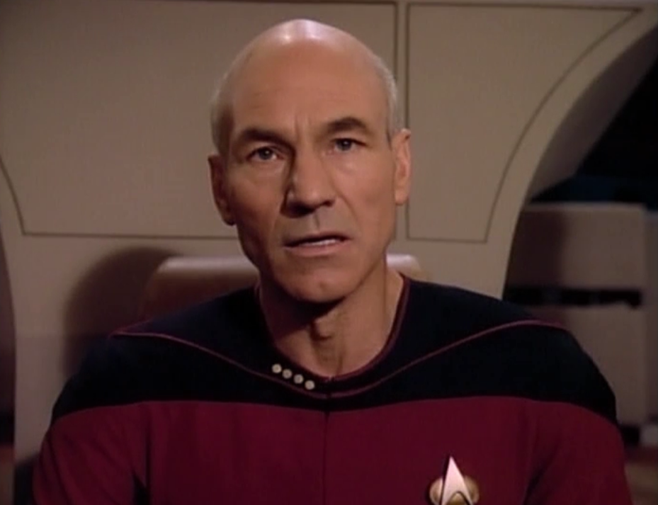 The new doctor never reported for duty, and is in Ten-forward?