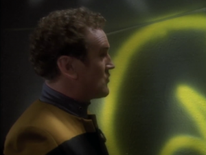 A Bajoran extremist group called "the circle" likes to draw on walls