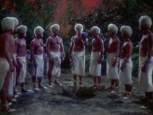 Their robot leader, Vaal, decides Kirk and the rest need to be killed so he sends this crack team of dudes. Couldn't Vaal have killed them with the lightning?