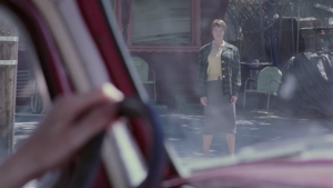 Granny-T'Pol watches the date. Creepy