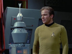 Kirk talks Nomad into destroying itself