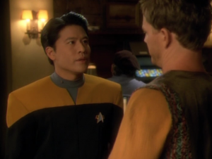 Harry calls him a loser and then goes back home