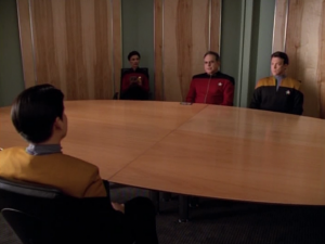 Harry gets in trouble. They think he's a spy, or insane, or an insane spy