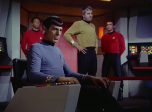 Spock takes command back from Decker