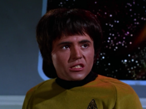 I'm guessing this was one of the earlier episodes filmed with Chekov
