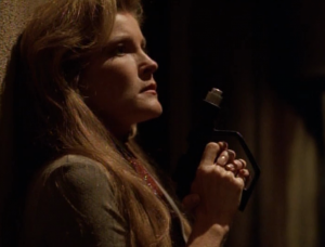 Janeway saves B'Elanna and Tuvok, and they all make it back to the ship