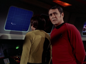 A ship is showing up on sensors. It could be a Klingon warship!