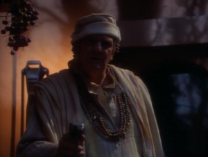 Odo and Dax beam to a planet and are brought in for questioning by this guy