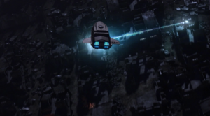 Someone fires on them on the way