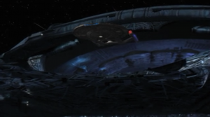 Enterprise gets swallowed by a big ship