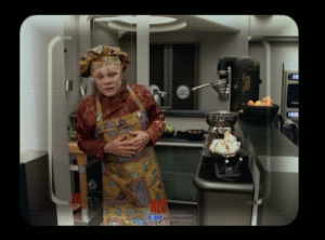Neelix has some kind of TV show on Voyager. Why are the TVs on Voyager such low quality?