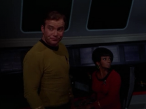 Something named Sargon talks to the ship and turns out their lights