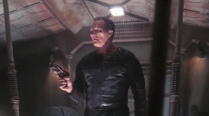 One of the prisoners breaks free and takes over the ship