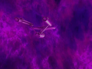 They go through the barrier at the edge of the galaxy