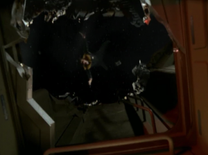 Then Harry falls out of a hole. This probably shouldn't bother me so much, but I think this damages a really awesome beginning. Wildman's baby dying was devastating, partly because it's possible that the writers would actually do that. It's not believable that they would kill off Harry in this way, so it actually lowers the stakes. 