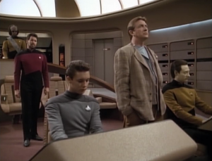 A scientist is on board to watch some kind of explosion in a binary star system