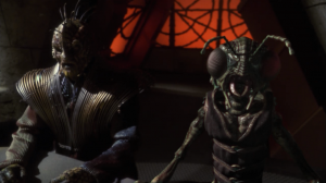 One of them looks like he wedged himself inside a big slinky