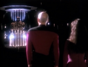 Picard meets with the Sheliak, but it doesn't go well