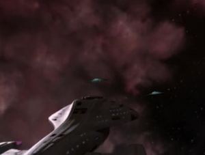 The Talaxians and Paris show up and start the assault