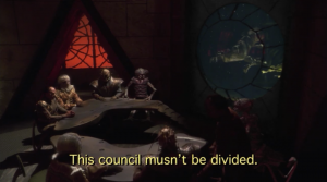 We get our first real look at the Xindi. They have a council that's discussing what to do about Enterprise entering the expanse