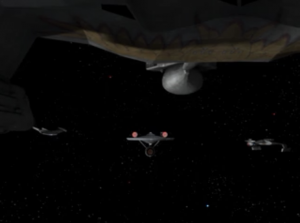 The Romulans are using a Klingon design for their ships