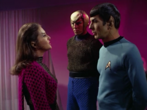 Spock says that they entered the neutral zone because Kirk was acting irrational