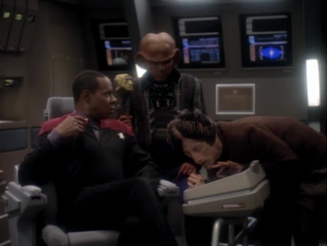 Quark talks to his weirdo contact