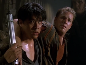 Paris gets stabbed and Kim protects him