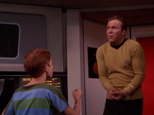 They make Kirk think that he lost command of Enterprise. 
