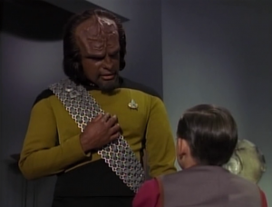 Worf says to honor his mothers memory, not to pretend she's still alive