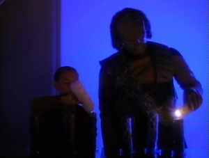 Worf and Jeremy do "the bonding"