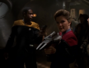 Janeway and Tuvok come to the rescue!