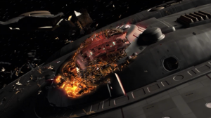 The Xindi attack and destroy the bridge