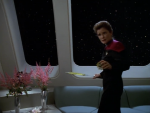 We find out Janeway played tennis