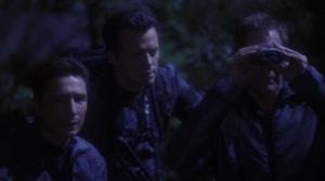 A lot of this episode is Reed, Hayes and Archer sneakin around