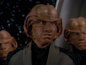 The ferengi show up. They want some warmhole too