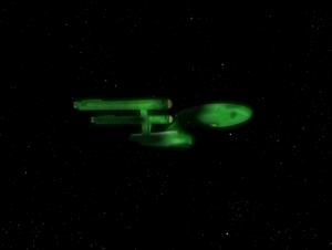 The Defiant disappears with Kirk on board