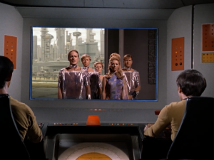 Enterprise gets a distress message, but when they get to the planet they can't find anyone