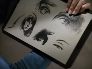 The terrorist leader drew Crusher's eyes