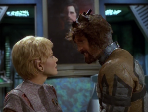 Kes has to battle the warlord inside their mind