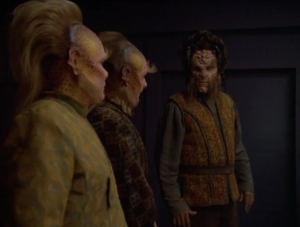 They eventually turn themselves in when Paris and Chakotay are arrested for the crime they committed 