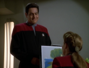 I guess Janeway likes to relax by painting