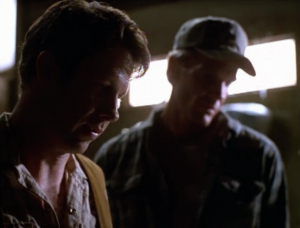 B'Elanna and Chakotay crash their shuttle and are captured by weirdos