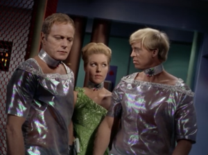 There's some other super fast people too. They have cool semi-transparent silver clothes