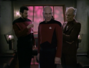 Then Picard, Geordi and Data figure out what really happened. The scientist was up to no good!