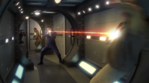 And after some fighting, they retake the ship