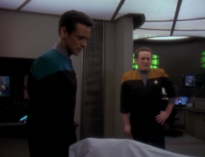 But the future Bashir tells him how he can avoid it