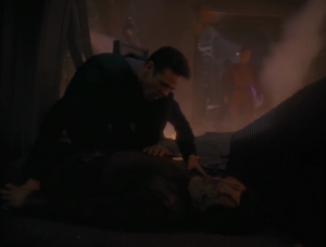 Garak's shop blows up!